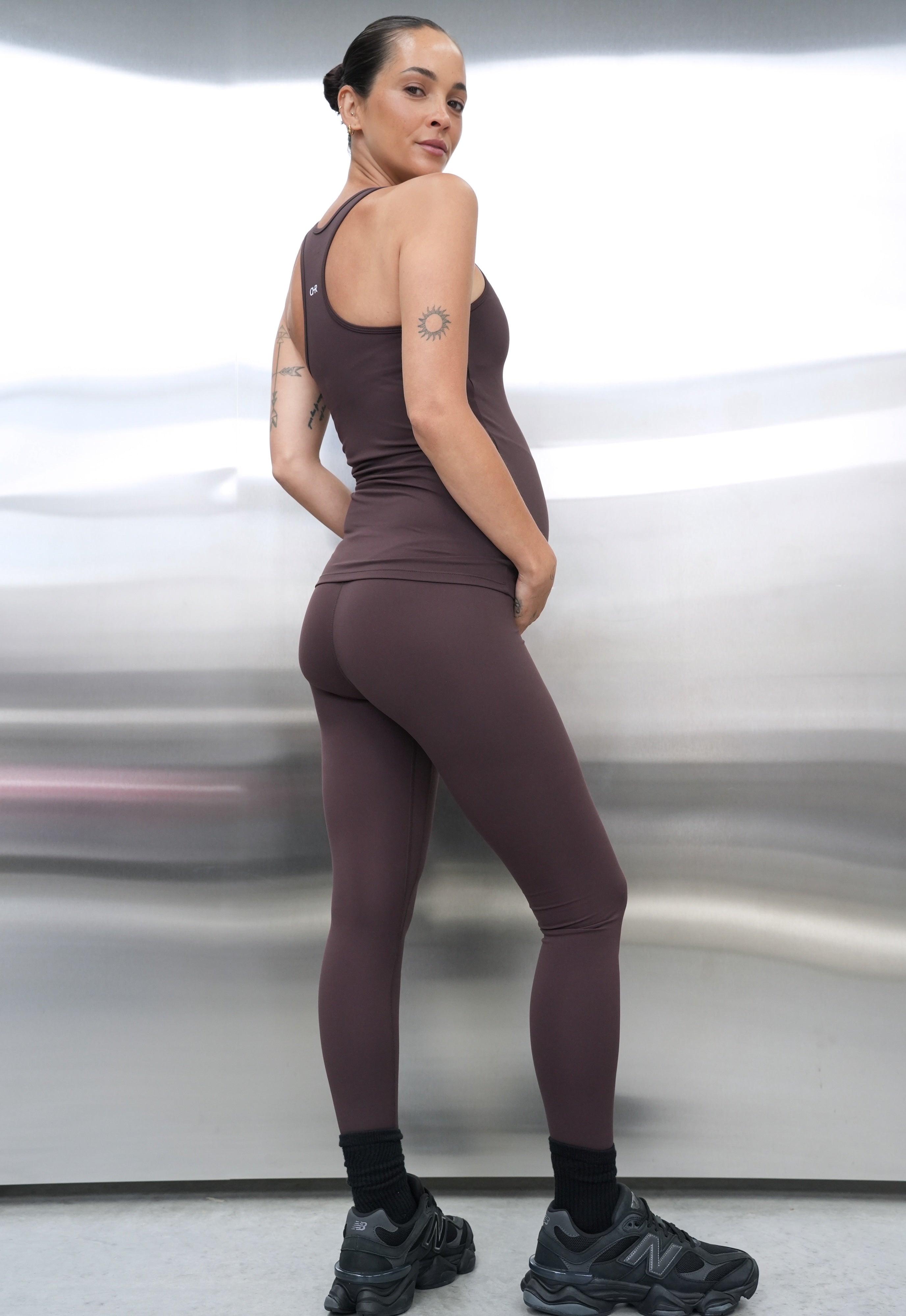 OHR Active Legging - Chocolate Plum