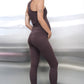OHR Active Legging - Chocolate Plum