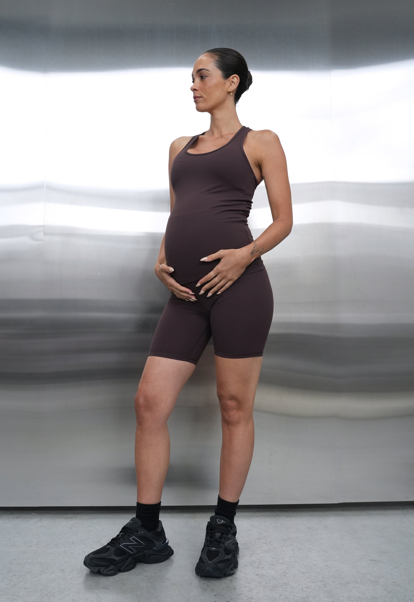 OHR Active Bike Short - Chocolate Plum