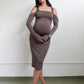 Gia Dress | Taupe